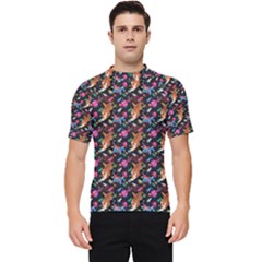 Beautiful Pattern Men s Short Sleeve Rash Guard by Sparkle