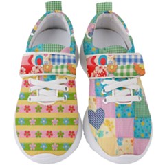 Summer Ran Kids  Velcro Strap Shoes by Skittledust