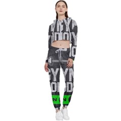 Gym Mode Cropped Zip Up Lounge Set by Store67