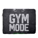 Gym mode 16  Vertical Laptop Sleeve Case With Pocket View1