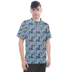 Blue Roses Men s Polo T-shirt by DinkovaArt