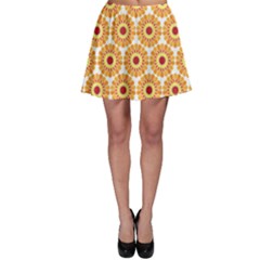 Pattern Shape Design Art Drawing Skater Skirt by Maspions