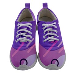 Colorful Labstract Wallpaper Theme Women Athletic Shoes by Apen