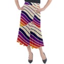 Angles Design Pattern Retro Midi Mermaid Skirt View1