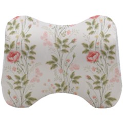 Flowers Roses Pattern Nature Bloom Head Support Cushion by Grandong