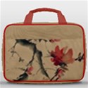Chinese Plum Blossom Spring Travel Toiletry Bag With Hanging Hook View1