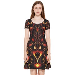 Year Of The Dragon Inside Out Cap Sleeve Dress by MRNStudios