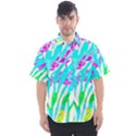 Animal Print Bright Abstract Men s Short Sleeve Shirt View1