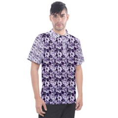 Purple Roses 1 Purple Roses Men s Polo T-shirt by DinkovaArt