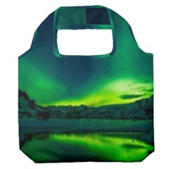 Iceland Aurora Borealis Premium Foldable Grocery Recycle Bag by Proyonanggan