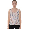 Abstract Pattern Floral Branches Velvet Tank Top View1