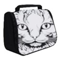 Cat - Artistic Paper Cut Full Print Travel Pouch (Small) View2