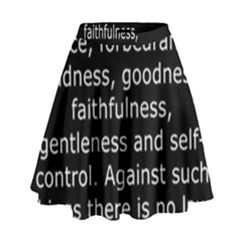 Galatians 5 High Waist Skirt by RiverRootz