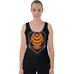 Geometry Velvet Tank Top by Sparkle