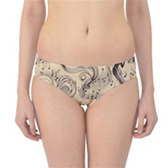 Musical Swirls Ladies Hipster Bikini Bottoms by RiverRootz