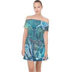 Adventure Time Lich Off Shoulder Chiffon Dress by Bedest