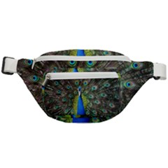 Peacock Bird Feathers Pheasant Nature Animal Texture Pattern Fanny Pack by Bedest