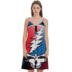 Grateful Dead Big Skull Women s Spaghetti Strap Pullover Cami Dress by Bedest