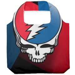 Grateful Dead Big Skull Foldable Grocery Recycle Bag by Bedest