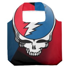 Grateful Dead Big Skull Premium Foldable Grocery Recycle Bag by Bedest