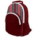 Dunkelrot4 Rosa Grau Streifen Dunkelrot3 Rounded Multi Pocket Backpack View1