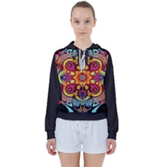 Florales Muster Women s Tie Up Sweat by 2607694c