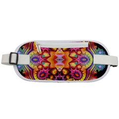 Pink Florales Muster Rounded Waist Pouch by 2607694c