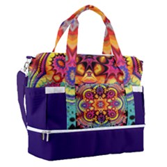 Lila Floral Blume Sports Shoulder Bag With Shoes Compartment by 2607694c