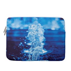 Water Blue Wallpaper 14  Vertical Laptop Sleeve Case With Pocket by Azkajaya