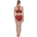 Seamless-chili-pepper-pattern Racer Back Bikini Set View2