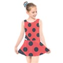 Abstract-bug-cubism-flat-insect Kids  Skater Dress Swimsuit View1