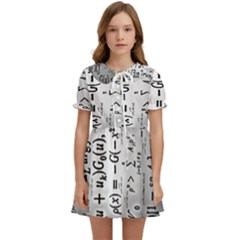 Science Formulas Kids  Sweet Collar Dress by Ket1n9