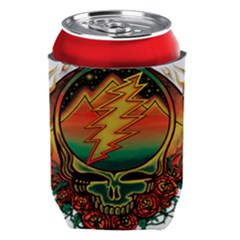 Grateful Steal Your Face Deadhead Hippie Logo Symbol Can Holder by Loisa77