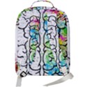 Brain Mind Psychology Idea Drawing Double Compartment Backpack View3