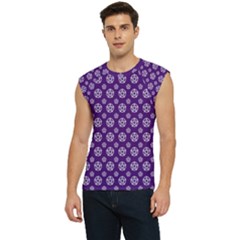 White Pentacle And Purple Pattern Men s Raglan Cap Sleeve T-shirt by cheekywitch