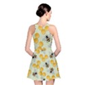 Bees Pattern Honey Bee Bug Honeycomb Honey Beehive Reversible Skater Dress View2