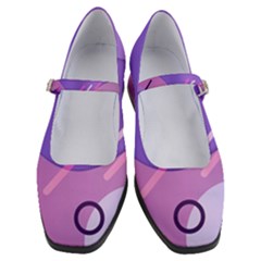 Colorful Labstract Wallpaper Theme Women s Mary Jane Shoes by Apen