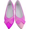 Gradient Pink - Pastel Yellow Pink Rosa Women s Bow Heels View1