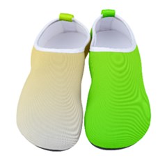 Gradient  Green, Yellow Men s Sock-style Water Shoes by 2607694c