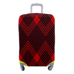 Pattern Red Black, Luggage Cover (small) by 2607694c