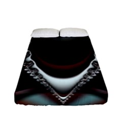 Fractal Eye Fitted Sheet (full/ Double Size) by dedoma