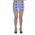 Illustrations Of Fish Texture Modulate Sea Pattern Skinny Shorts View1