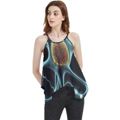 Organism Neon Science Flowy Camisole Tank Top by Ndabl3x