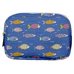 Sea Fish Blue Submarine Animal Make Up Pouch (small) by Proyonanggan