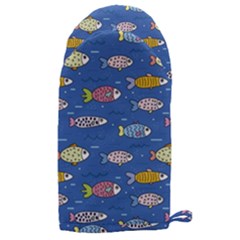 Sea Fish Blue Submarine Animal Microwave Oven Glove by Proyonanggan