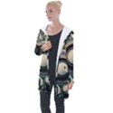 Technology Robot Internet Processor Longline Hooded Cardigan View1