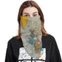 Vintage World Map Face Covering Bandana (Triangle) View1