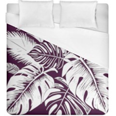 Abstract Art Tropical Leaves Duvet Cover (king Size) by Valentinaart