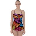 Autumn Babydoll Tankini Top View1