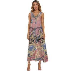 Grateful Dead Artsy V-neck Sleeveless Loose Fit Overalls by Bedest